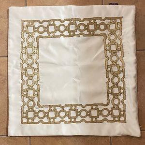 Hand Embroidered Decorative Pillow Case